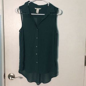 H&M Sheer Blouse Tank